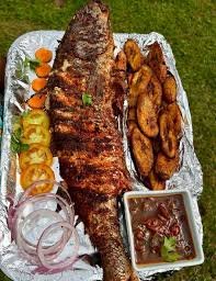 Barbeque Croacker Fish
